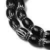 Handmade Millefiori Glass Oval Beads Strands LK-Z001-02A-05-3