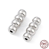 Anti-Tarnish Rhodium Plated 925 Sterling Silver Screw Clasps LS-STER-K173-04P-3