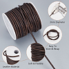 20M Round Cowhide Leather Cord WL-WH0015-01C-03-4