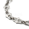 304 Stainless Steel Link Chains Bracelets for Men & Women BJEW-D042-12P-2