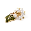 Brass Enamel Pendants KK-H274-03G-2