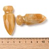 Natural Topaz Jade Craved Sword Model Ornament DJEW-C019-02L-3