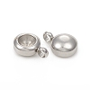 Tarnish Resistant 201 Stainless Steel Pendant Rhinestone Settings LS-X-STAS-G224-27P-3