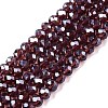 Electroplate Glass Beads Strands EGLA-A044-T3mm-A13-1