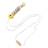Alloy and Silicone and Stainless Steel Pendant Decorations HJEW-JM03021-03-5