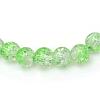 Baking Paint Crackle Glass Bead Strands CCG-S001-10mm-13-3