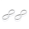 Non-Tarnish 201 Stainless Steel Connector Charms STAS-N090-T18-1-3