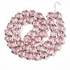 Transparency Glass Beads Strands GLAA-T023-12G-2