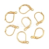 Brass Lever Back Hoop Earrings KK-EC223-C-2