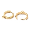 Brass Hoop Earrings Finding KK-M262-1A-G-2