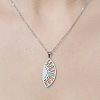 201 Stainless Steel Sun Pendant Necklace NJEW-OY002-14-1
