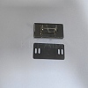 Alloy Blank Name Tags FIND-WH0105-75P-2