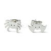 Non-Tarnish Cute Little Animal Theme 304 Stainless Steel Stud Earrings LS-EJEW-B041-04F-P-1