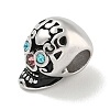 304 Stainless Steel Rhinestone European Beads STAS-U005-10P-2