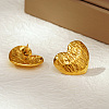 Stylish 304 Stainless Steel Heart Stud Earrings TR6731-3