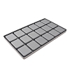 Resin Flocking 16 Grids Beading Jewelry Design Beads Storage Tray TOOL-WH0134-69A-2