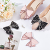 Resin Rhinestone Bowknot Shoes Charms FIND-GA0004-20-4