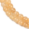 Natural Yellow Calcite Beads Strands G-B125-D01-01-4