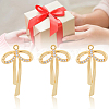12Pcs Brass Micro Pave Clear Cubic Zirconia Pendants KK-BBC0022-12-7