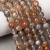 Grade AA Natural Multi-Moonstone Bead Strands G-M296-01-6mm-4