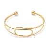 304 Stainless Steel Cuff Bangles BJEW-L682-034G-4