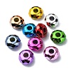 UV Plating Acrylic European Beads X-OACR-E033-22-1