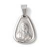 Non-Tarnish 304 Stainless Steel Pendants STAS-Z075-21P-1