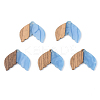 Resin & Walnut Wood Pendants RESI-S389-017A-2