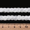 Baking Paint Crackle Glass Beads Strands DGLA-N019-02A-04-4