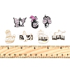 14Pcs 7 Styles Spray Painted Alloy Enamel Pendants ENAM-FS0002-63-5