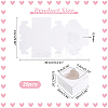 Square Kraft Paper Muffin Storage Gift Boxes CON-WH0095-95A-2