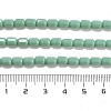 Opaque Glass Beads Strands GLAA-G112-04E-4