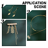 8Pcs 8 Style Ion Plating(IP) 201 Stainless Steel Pendants STAS-DC0002-81-4