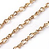 Ion Plating(IP) 304 Stainless Steel Figaro Chains CHS-I001-09G-1