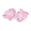 Transparent Glass Enamel Beads LAMP-U004-06R-4