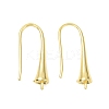 Rack Plating Brass Earring Hooks KK-F839-030A-G-1