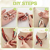 4Pcs 2 Colors Zinc Alloy D-Ring Anchor Shackle Clasps FIND-GA0004-31-3