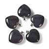 Synthetic Blue Goldstone Pendants GG-CBAA0EE-04P-07-1