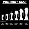 6Pcs 6 Styles Acrylic Clay Wedging Board DIY-FG0008-19-2
