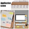 12 Books 4 Colors Lovely Lying Cat Shape Memo Notepads AJEW-GF0007-13-5