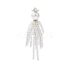 Glass Seed Beads Big Pendants PALLOY-MZ00687-03-1