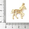 Brass Micro Pave Cubic Zirconia Pendants ZIRC-I356-01G-02-3