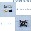 16Pcs 4 Colors Alloy Shoelace Charms FIND-HS0001-17-4