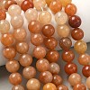 Natural Red Aventurine Bead Strands G-P257-02-10mm-01-1