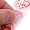 Valentine's Day Round Paper Stickers DIY-I107-03A-4