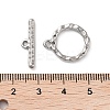 Non-Tarnish 304 Stainless Steel Ring Toggle Clasps X1-STAS-A092-09B-P-3