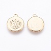 Brass Charms X-KK-T020-88G-2