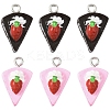 10Pcs 2 Syles Opaque Resin Pendants RESI-YW0004-75-1