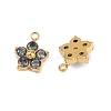 304 Stainless Steel Micro Pave Cubic Zirconia Charms STAS-B088-01G-03-2