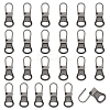 24Pcs Detachable Alloy Zipper Sliders FIND-FG0005-10B-1